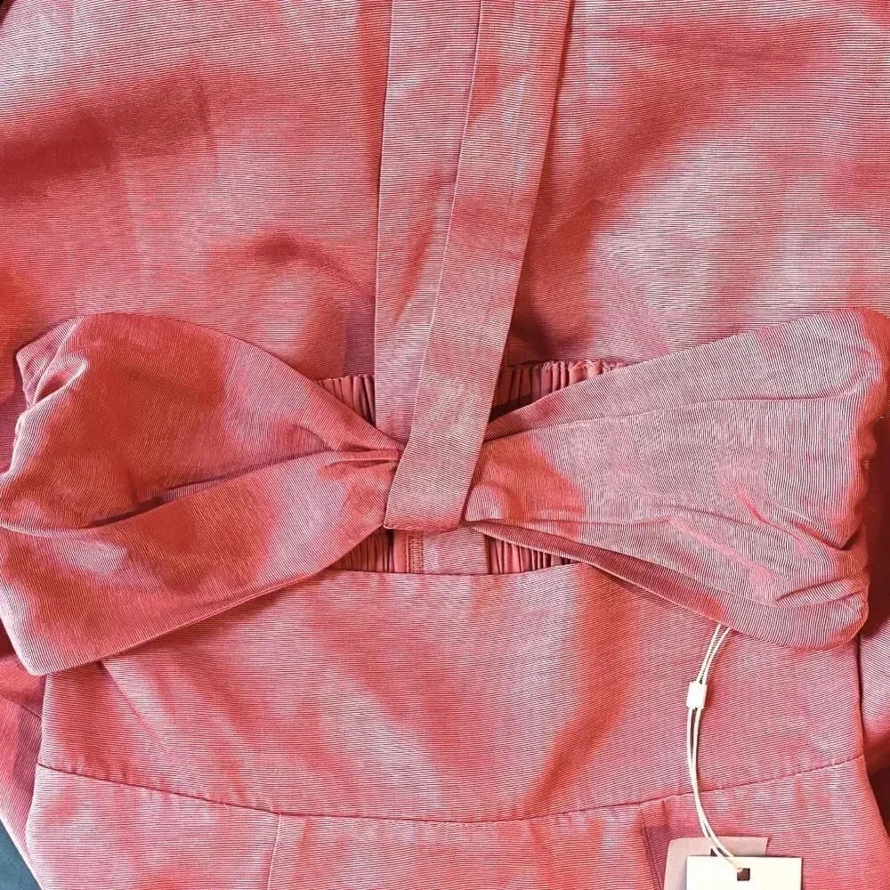 KEEPSAKE Rouge Pink Raquel Halter Cutout Bandeau Dress, S | US 4 | UK 8 | AU 8 - Picture 11 of 13